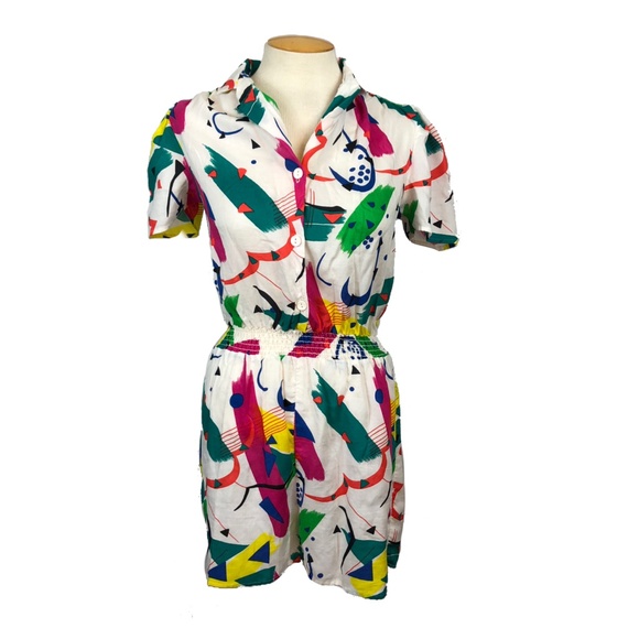 80s romper jumpsuit